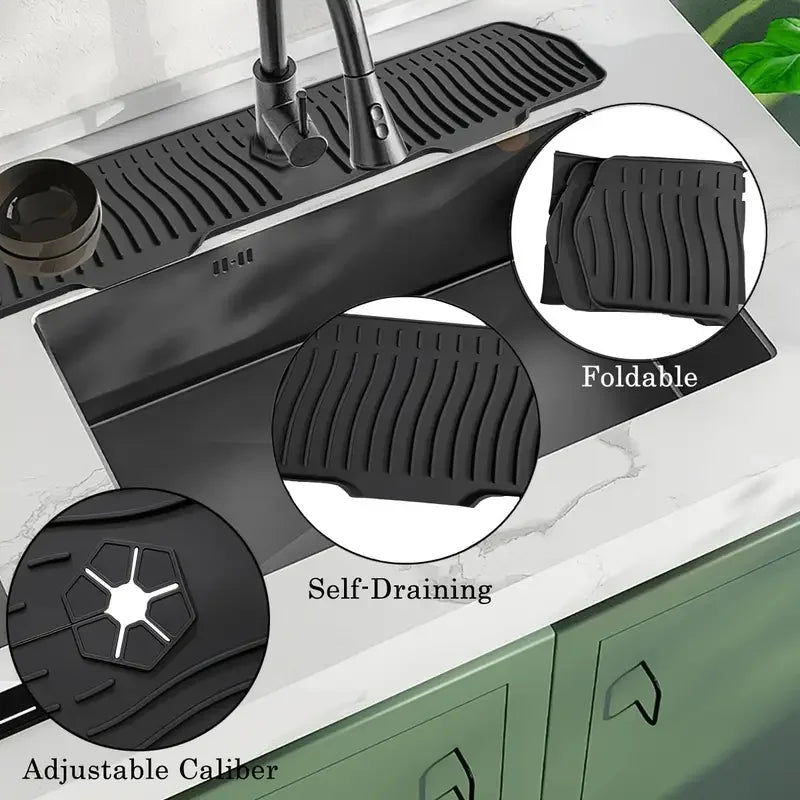 Tapis Absorbant Anti-Éclaboussures pour Évier – Pratikéo